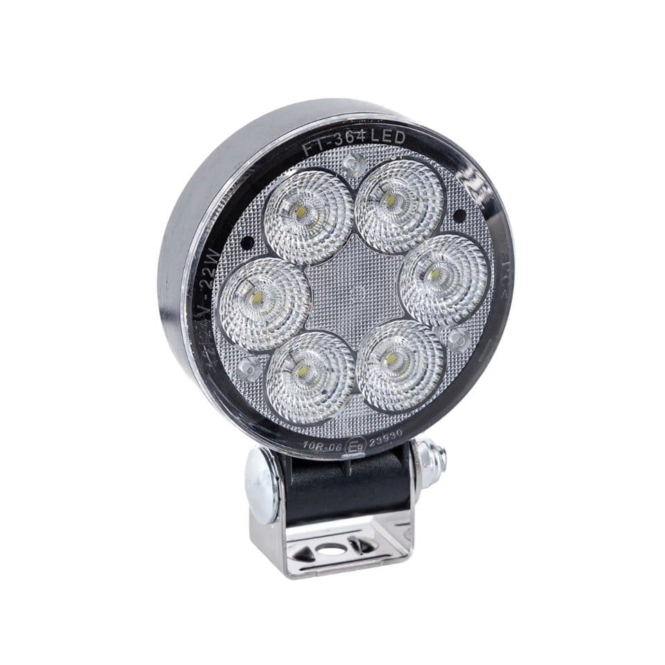FRISTOM 12V-24V ÇALIŞMA LAMBASI 6-LEDLİ 22W 5700K 2500 LUMEN (114*90 MM)