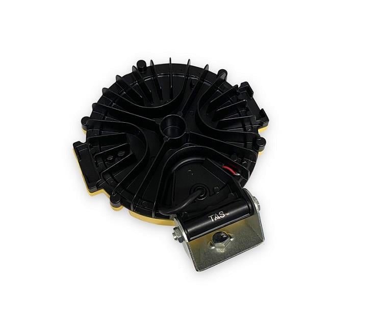 10V-30V LED LAMBA OFF-ROAD 51W (17 X 3W) (YUVARLAK) (155*155 MM) SARI KAPAK BEYAZ LENS