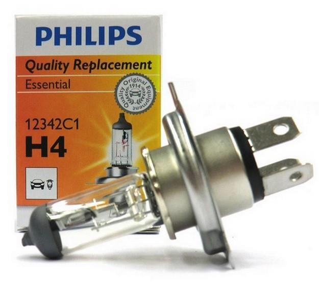 PHILIPS 12V H4 AMPUL 60/55W 43T STANDART