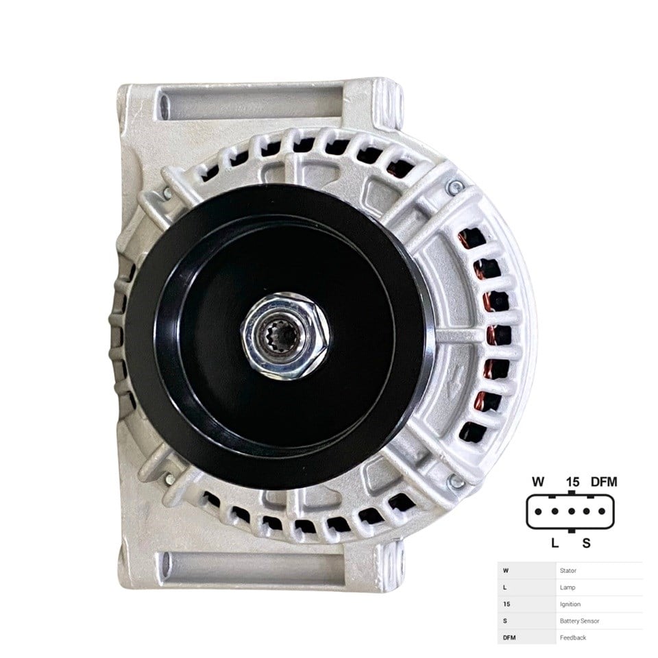 BOSCH 24V ALTERNATÖR DİNAMO 80A (W-L-15-S-DFM) DAF CF85/XF105 EURO5