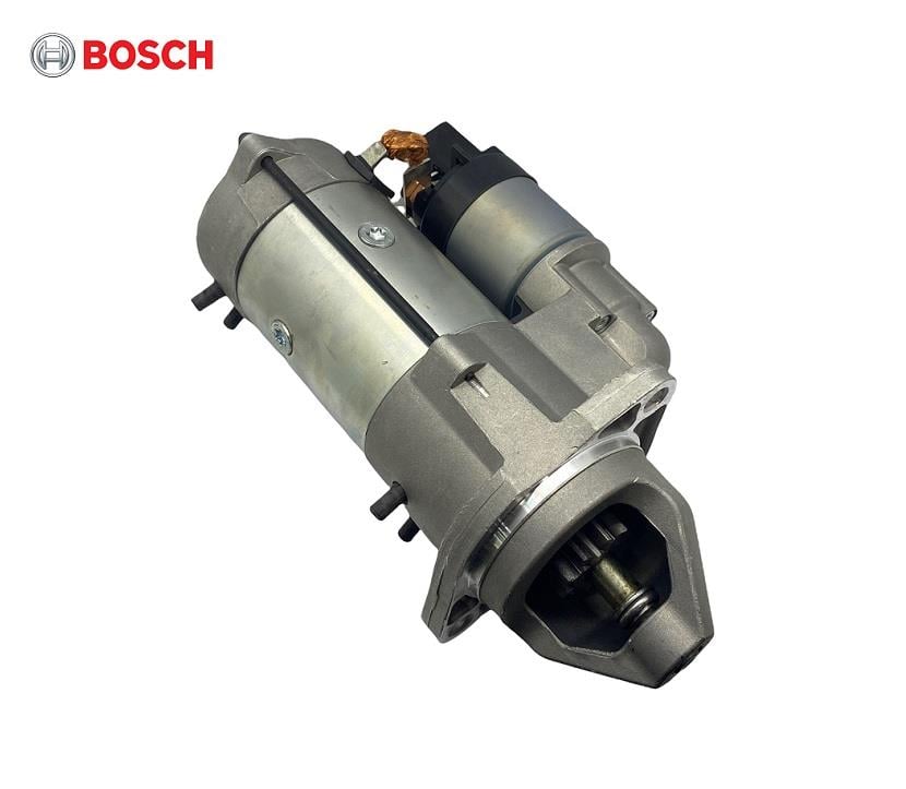 BOSCH 24V MARŞ MOTORU 10 DİŞ IVECO-NEW HOLLAND E215B EXCAVATOR 2007 >