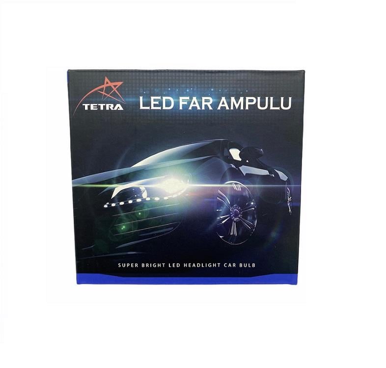 TETRA 9V-32V H7 CSP LED XENON FAR AMPUL SETİ 6500K 8000 LÜMEN