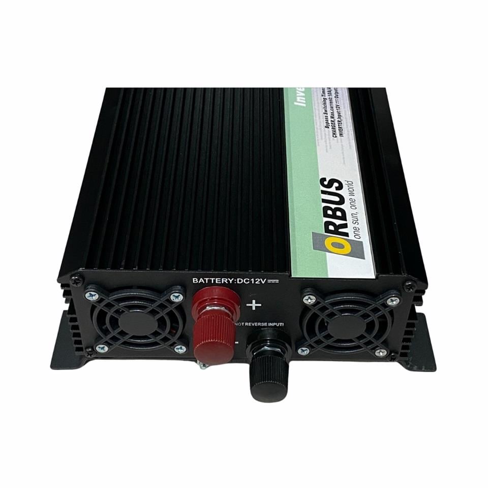 ORBUS 12V DC > 230V AC İNVERTER 1000W (MODİFİYE) (10 A ŞARJLI)