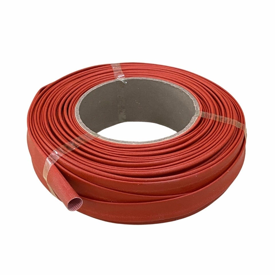 16 MM İZOLELİ CAM ELYAF MAKARON (YANMAZ MAKARON) (PARLAK) (-60°C +250°C) (1 MT)