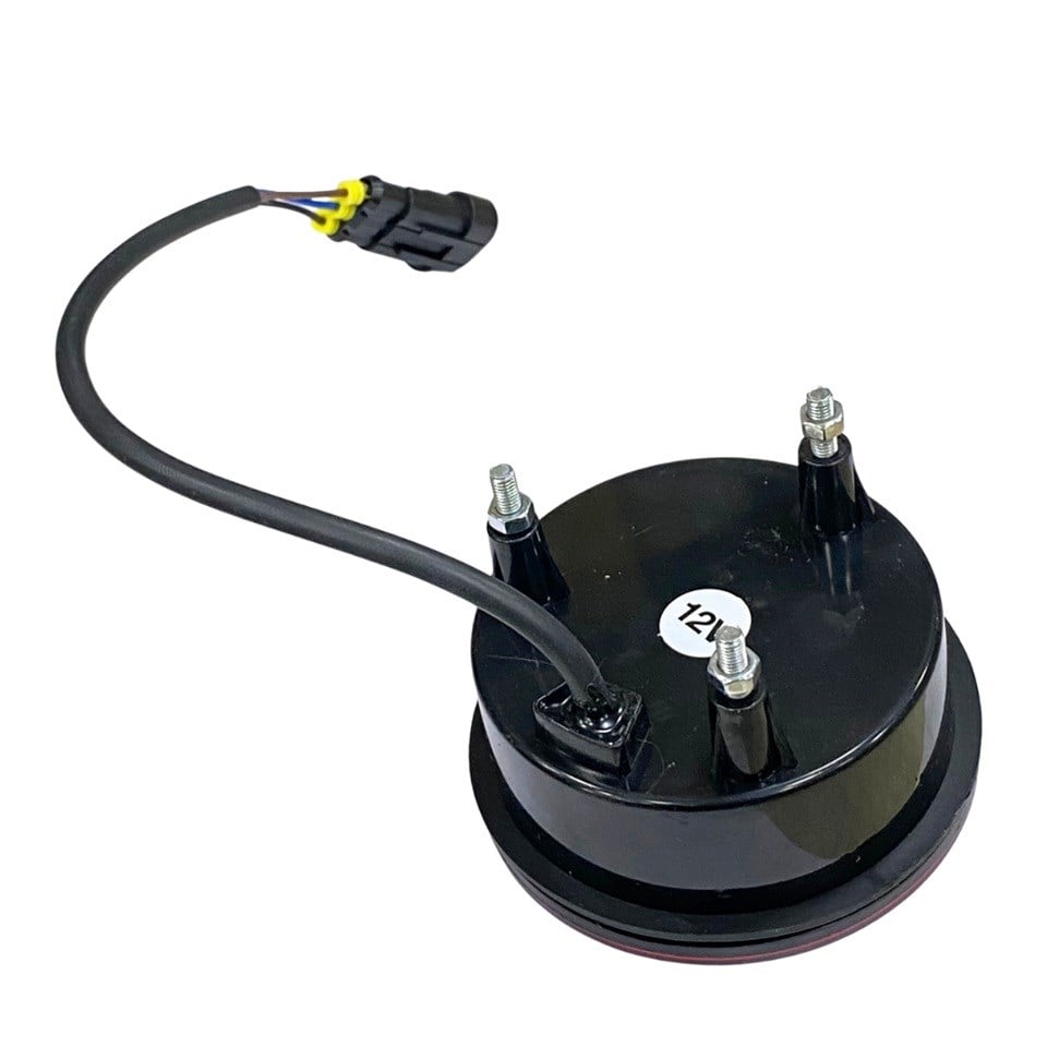 12V STOP-PARK LAMBASI LEDLİ (YUVARLAK) (98 MM) OTOKAR