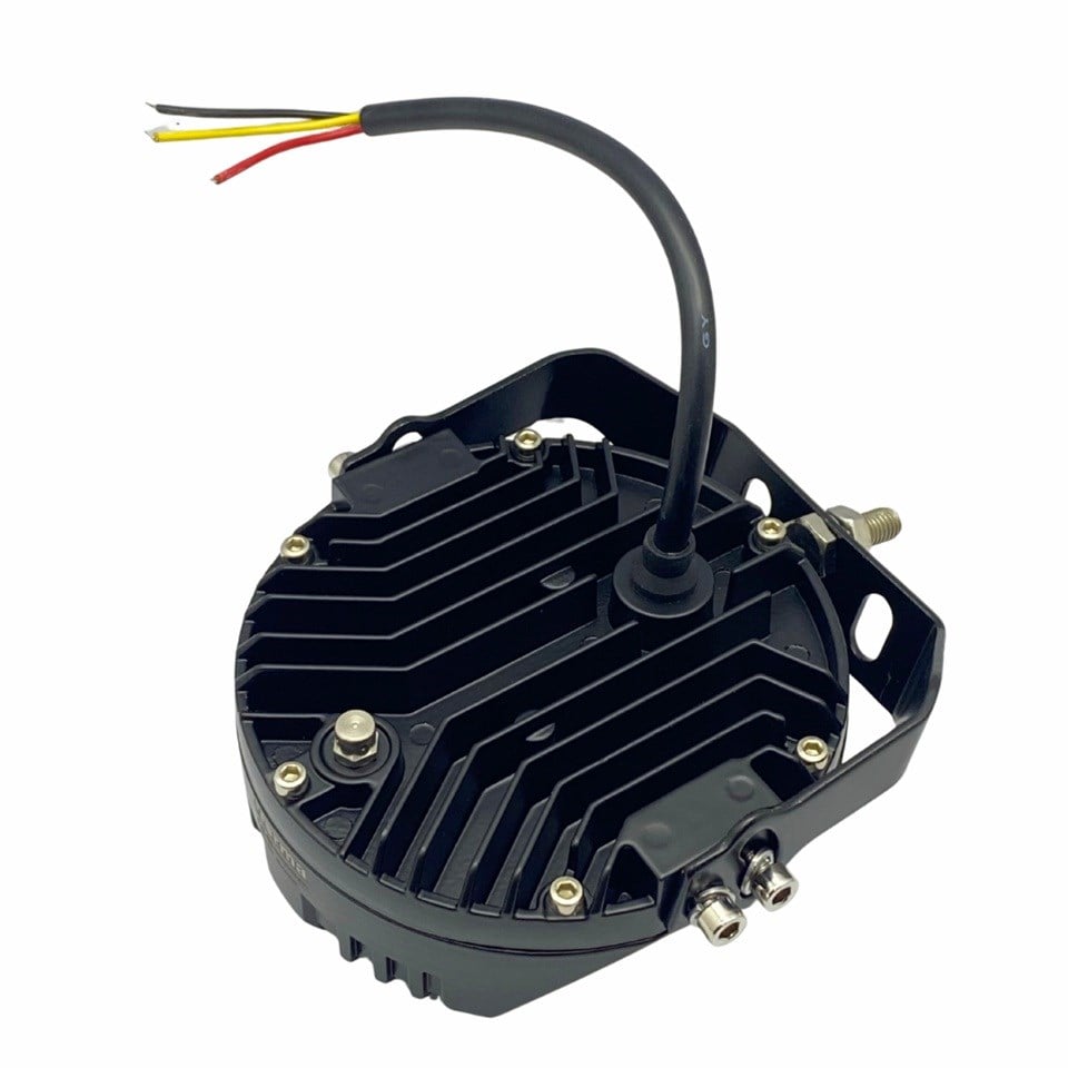 9V-32V LED LAMBA OFF-ROAD (9 LEDLİ) SARI (YUVARLAK) (163*167 MM)