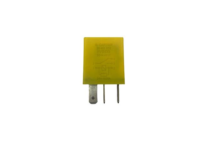 24V RÖLE 5 UÇLU 10/20 A MİKRO (ÇİFT PLATİN) (DİRENÇLİ) (30-85-86-87-87a) OEM