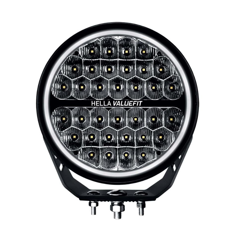 HELLA 12V-24V LED LAMBA 170 W OFF-ROAD YUVARLAK SUPERNOVA 2.0 8400 LÜMEN 5700K (238*250*87 MM)