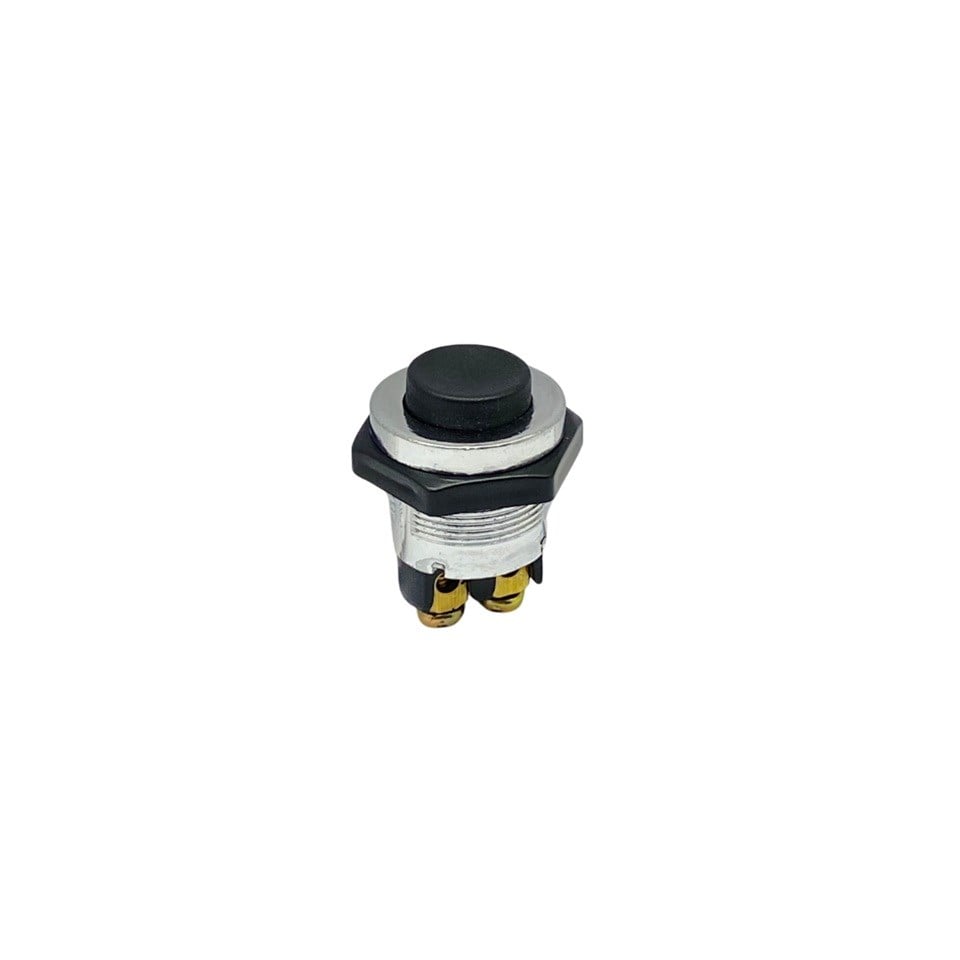 BUTON METAL (VİDALI) (22 MM) SİYAH