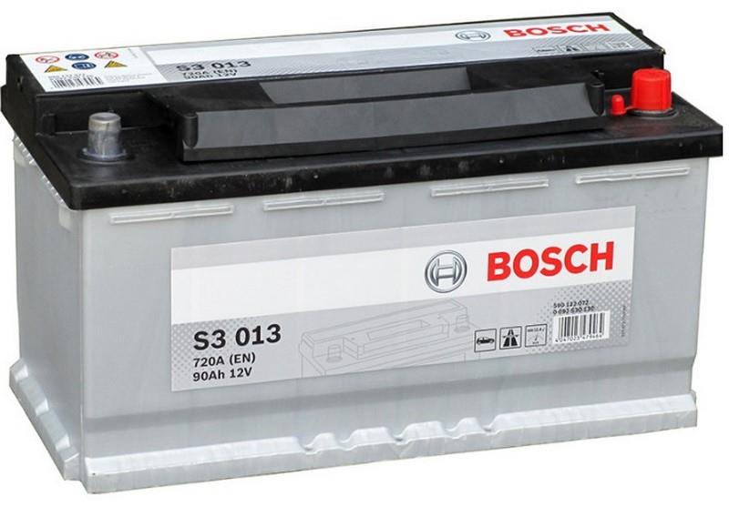 BOSCH 12V 90 AH AKÜ 720 A (EN) (S3 013) (353*175*190) (100 AH TİPİ)