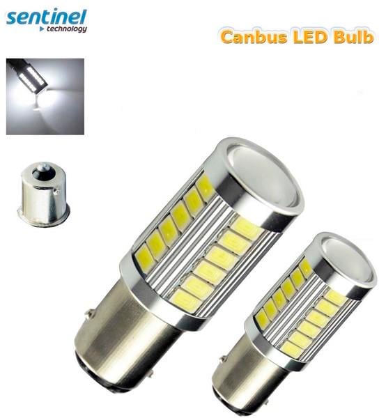 12V 93 AMPUL 33 LEDLİ BEYAZ (MERCEKLİ) CB (2 AD)