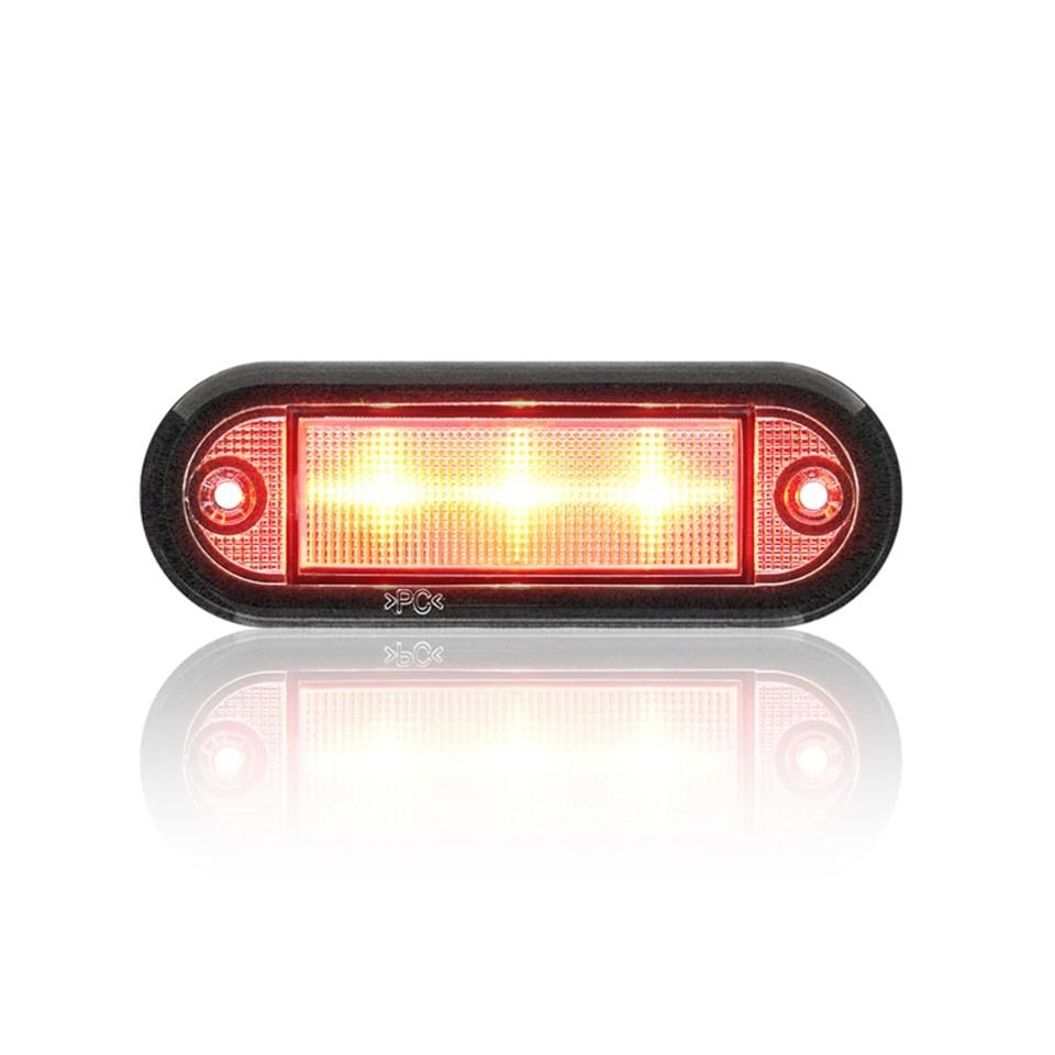 SANEL 12V BASAMAK AYDINLATMA LAMBASI KIRMIZI (6 LEDLİ) (85*30 MM)