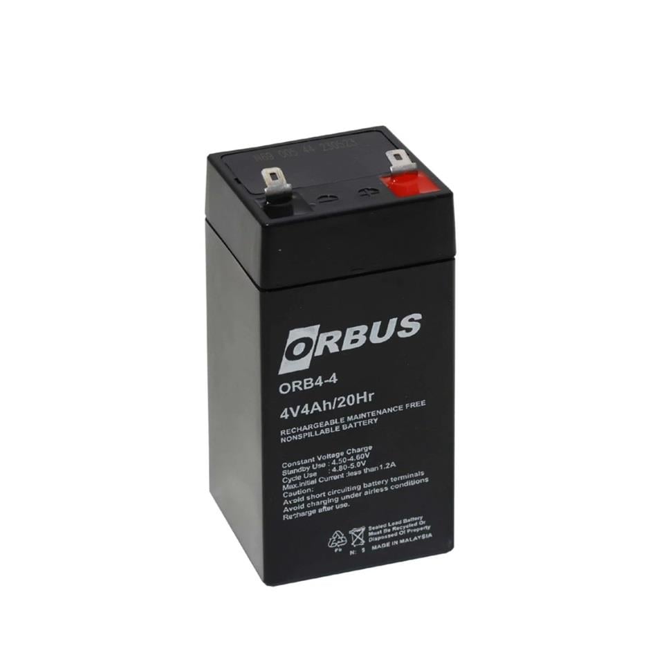 ORBUS 4V 4 AH AKÜ KURU TİP (46*46*100) (0,44 KG) TSE'Lİ