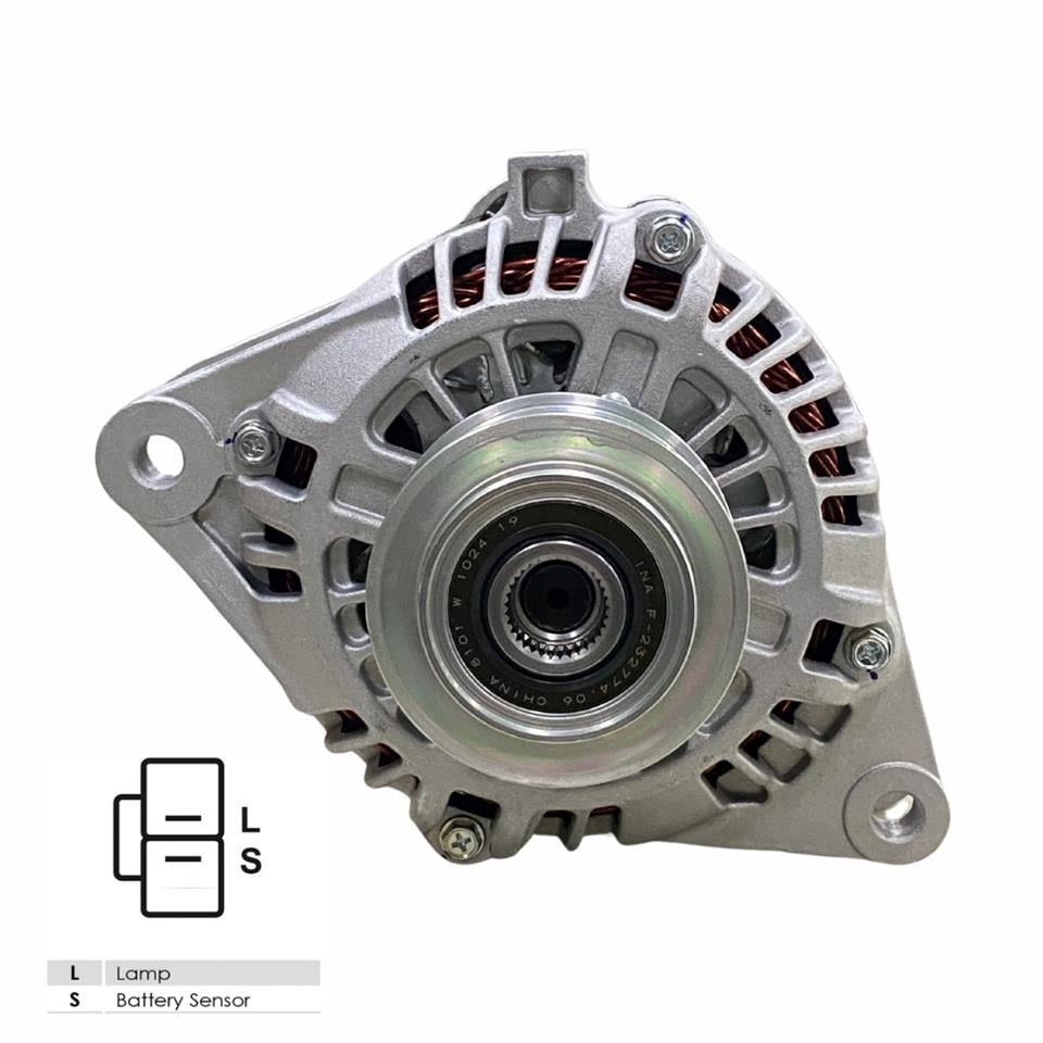 12V ALTERNATÖR DİNAMO VAKUMLU MITSUBISHI TİPİ 110 A HYUNDAI H1/KIA SORENTO 2.5 CRDI 2002-2006