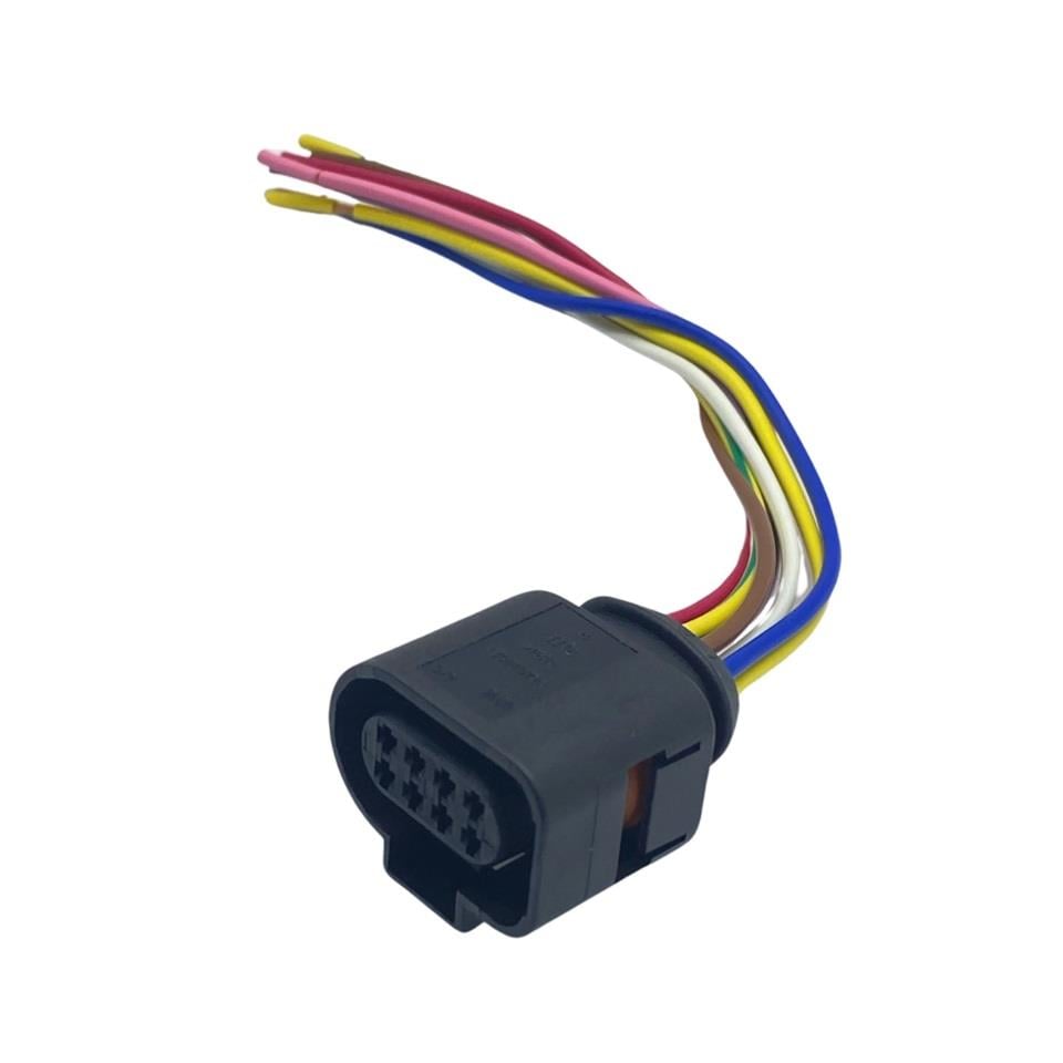 KAPI KİLİT MOTOR SOKETİ (8 FİŞ KABLOLU) AUDI-SEAT-SKODA-VW
