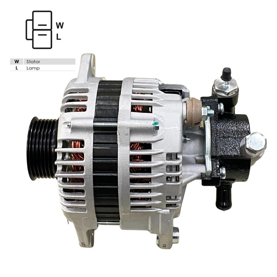 12V ALTERNATÖR DİNAMO HITACHI TİPİ 110 A (W-L) (VAKUMLU) OPEL ASTRA/COMBO/CORSA/VECTRA 1.7 DİZEL