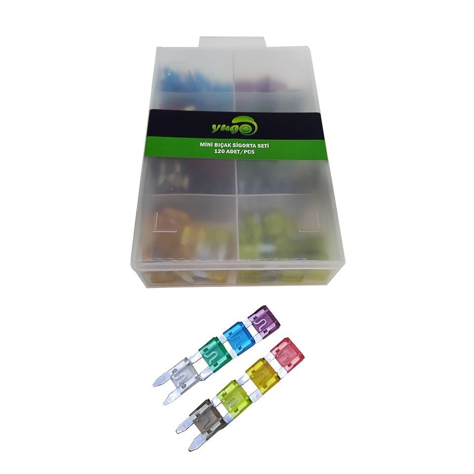 MİNİ BIÇAK SİGORTA KARIŞIK (7.5 A*10 A*15 A*20 A*25 A*30 A*40 A) (120 AD) (11*16 MM)