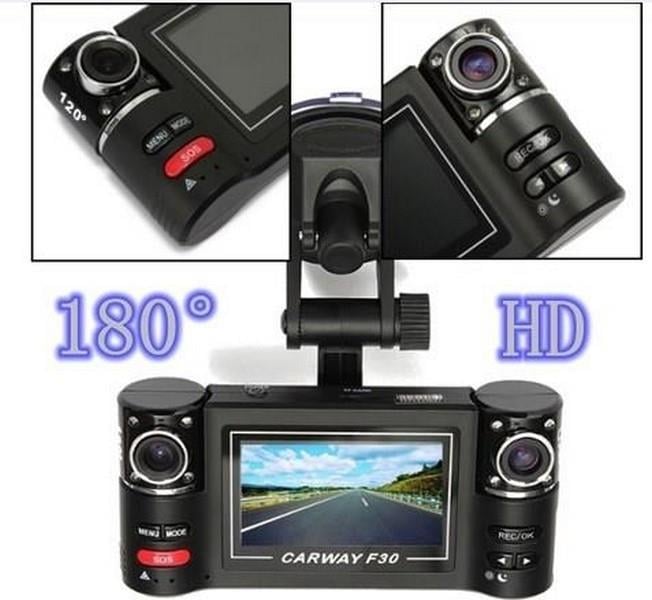 ARAÇ YOL KAYIT KAMERASI EKRANLI 2.7 İNÇ ÖN-ARKA ÇİFT KAMERALI GECE GÖRÜŞLÜ SENSÖRLÜ 1080 HD