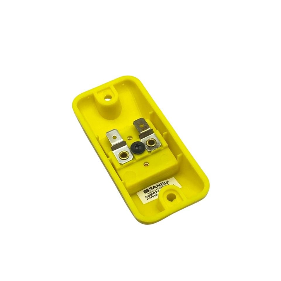 DURACAK (STOP) İKAZ BUTONU DÜZ-TAVAN TİPİ SARI (DİK) (80*38 MM) BELEDİYE OTOBÜSÜ