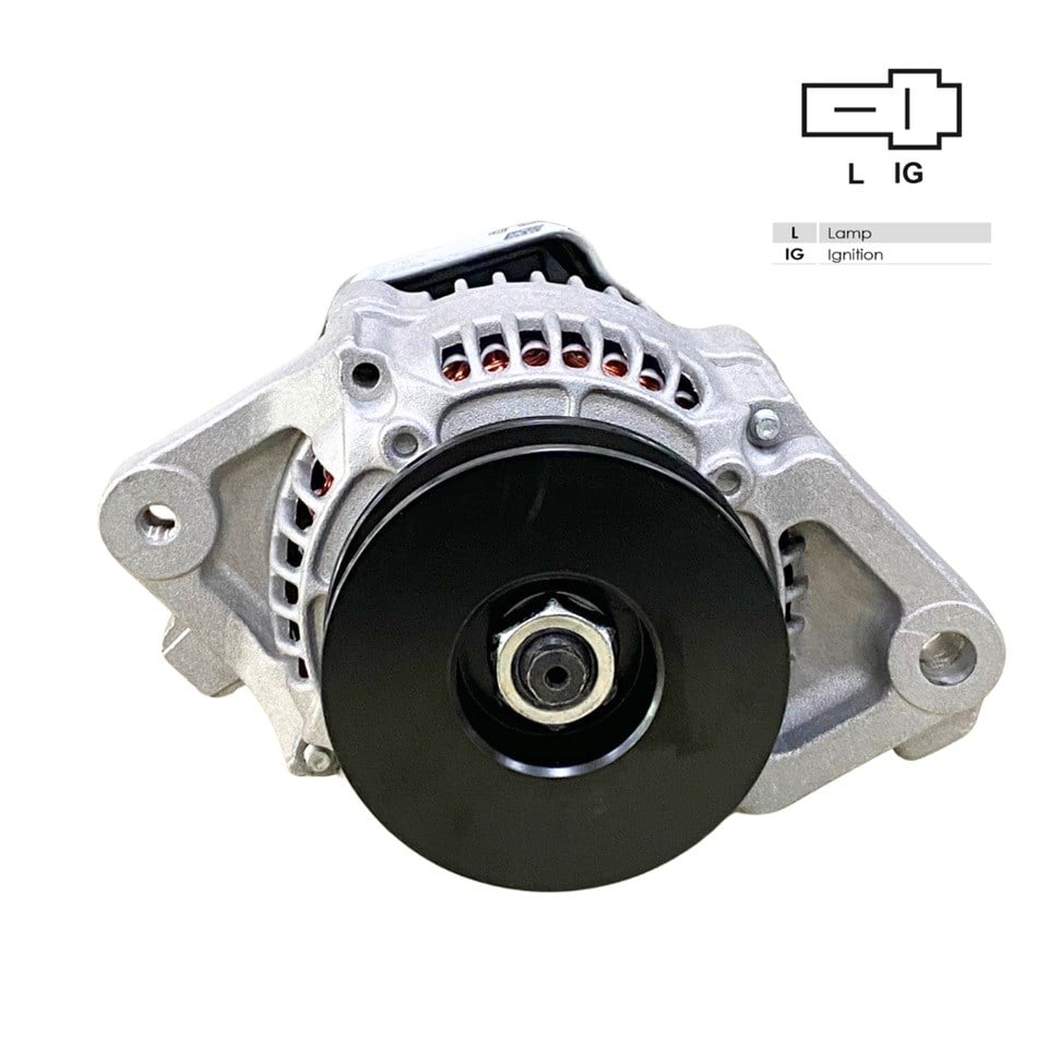 12V ALTERNATÖR DİNAMO NIPPON DENSO TİPİ 60 A (2 FİŞ) (IG-L) DAIHATSU HIJET-JOHNDEERE-FORKLİFT