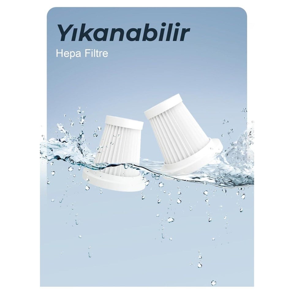 12V ARAÇ SÜPÜRGESİ 100W (KABLOSUZ ŞARJLI) (3 KADEMELİ) 