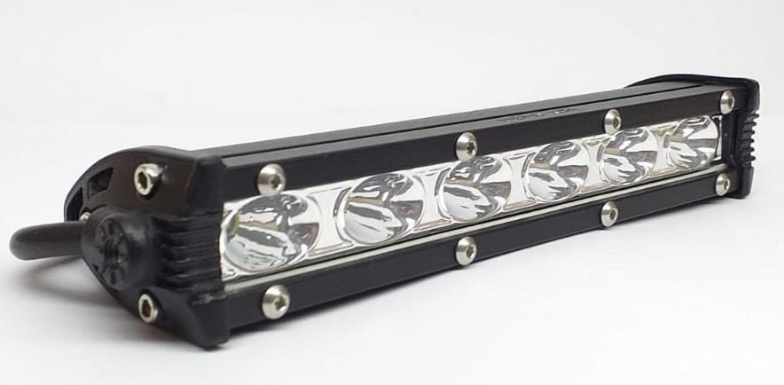 12V-24V LED BAR OFF-ROAD (6 LEDLİ) TEK SIRA İNCE DÜZ (16 CM)