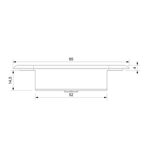 SANEL 12V BASAMAK AYDINLATMA LAMBASI BEYAZ (3 LEDLİ) (85*30 MM)