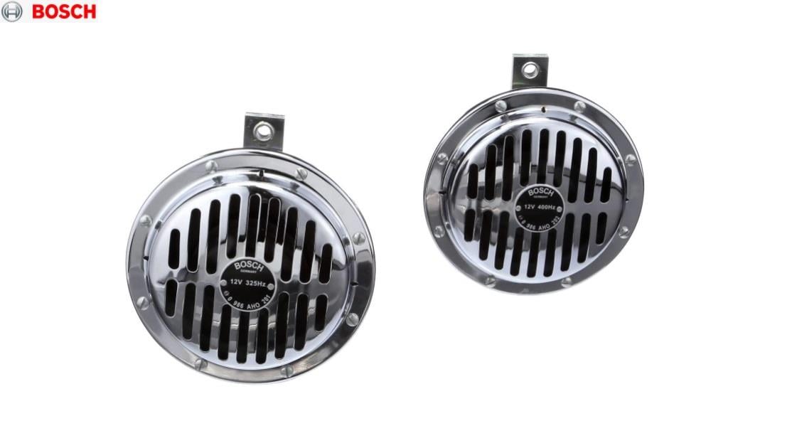 BOSCH 12V DİDİT KORNA SÜPERTON 325/400 HZ KROM TAKIM (156 MM)