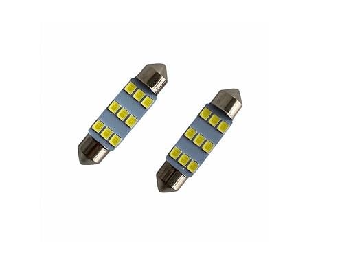 12V SOFİT AMPUL 12 LEDLİ BEYAZ CANBUS (39 MM) (2 AD)