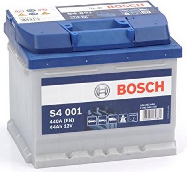 BOSCH 12V 44 AH AKÜ 440 A (EN) (S4 001) (207*175*175) (ALÇAK)