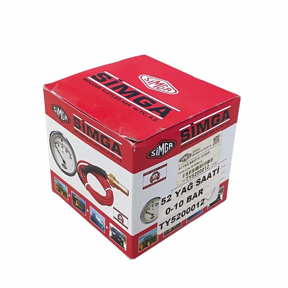 YAĞ SAATİ 10 BAR MEKANİK (REKORLU BORULU TİP) (52 MM)