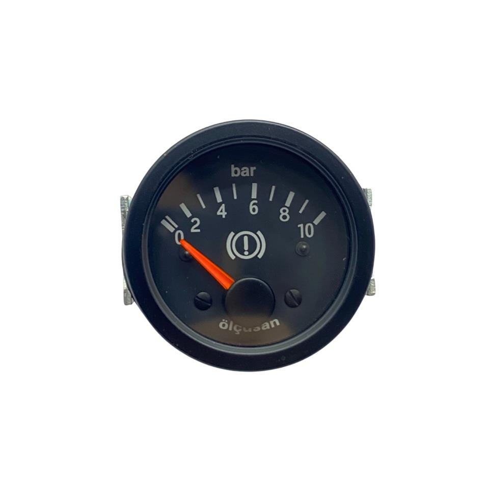 ÖLÇÜSAN HAVA SAATİ 10 BAR MEKANİK (TEK  REKORLU BORULU TİP) (52 MM)