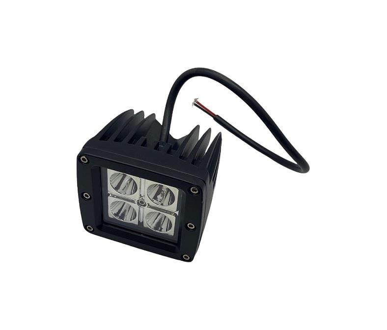 10V-30V ÇALIŞMA LAMBASI (4 X 3W POWER 4 LEDLİ) KARE