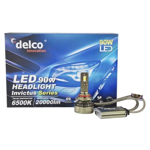 DELCO 9V-36V HB4 9006 CSP LED XENON FAR AMPUL SETİ 6500K 20000 LÜMEN 90W