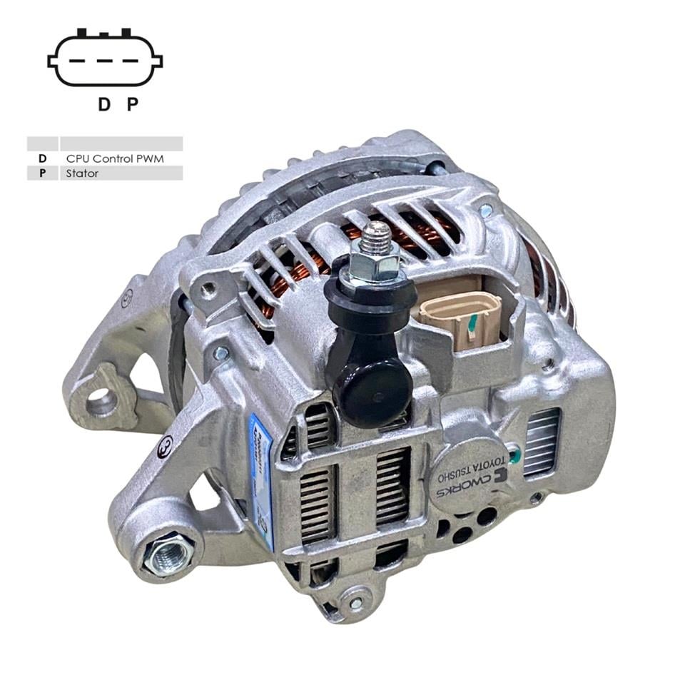 12V ALTERNATÖR DİNAMO MITSUBISHI TİPİ 90 A (D P) MAZDA 2/3-NISSAN NAVARA/SKYSTAR