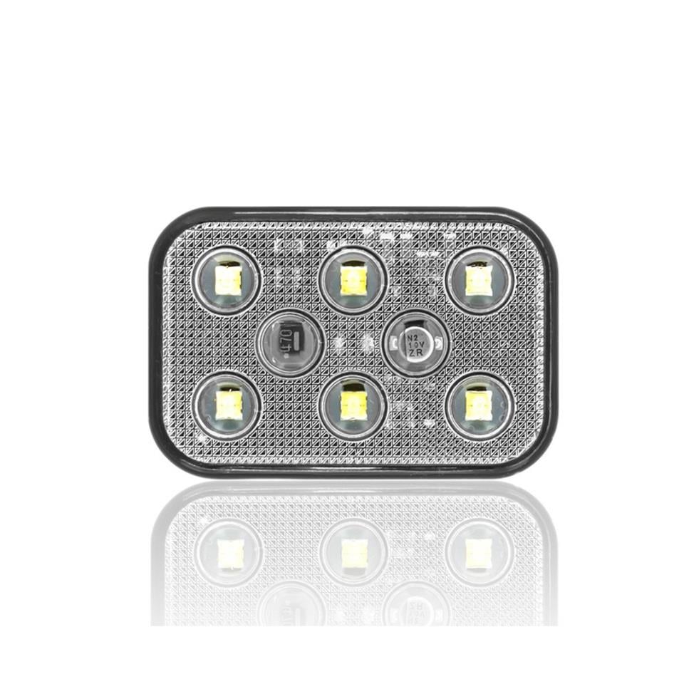 SANEL 12V PARK LAMBASI 6-LEDLİ YAPIŞKANLI 3M BANTLI SU GEÇİRMEZ BEYAZ (60*40 MM)