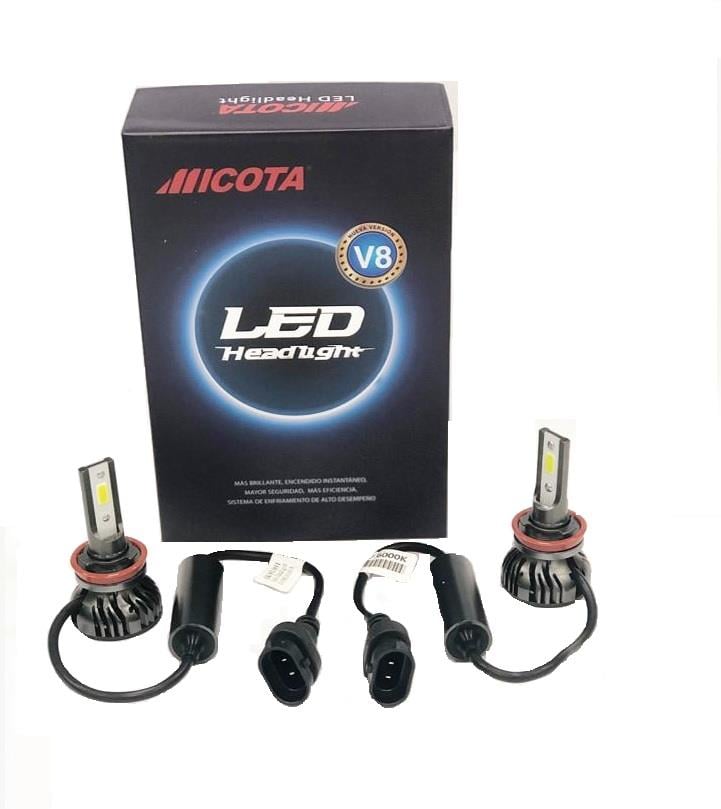 8V-48V H11 DOB LED XENON FAR AMPUL SETİ 6000K 8000 LÜMEN