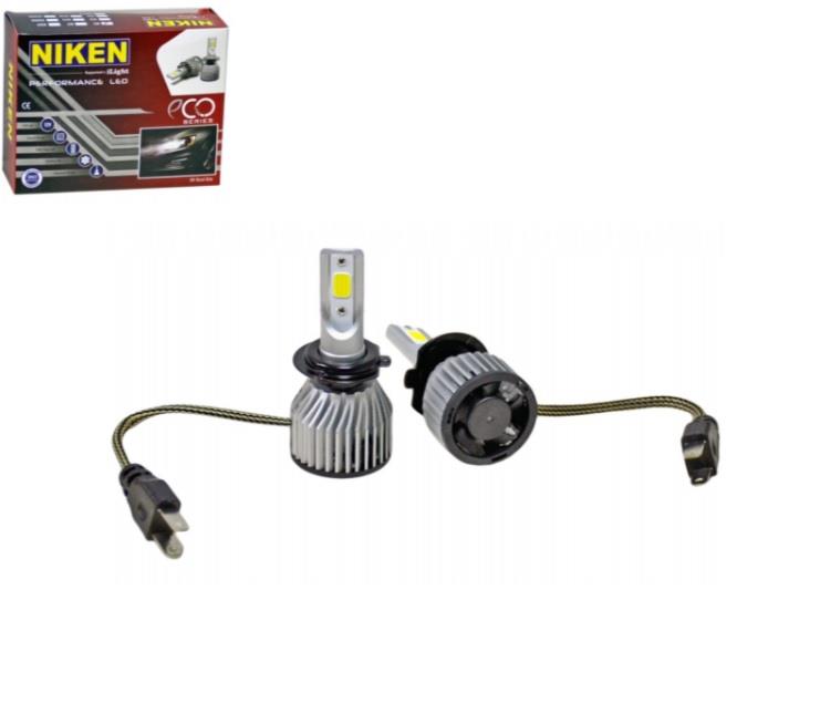 NIKEN 12V H7 COB LED XENON FAR AMPUL SETİ 6500K 8000 LÜMEN ECO