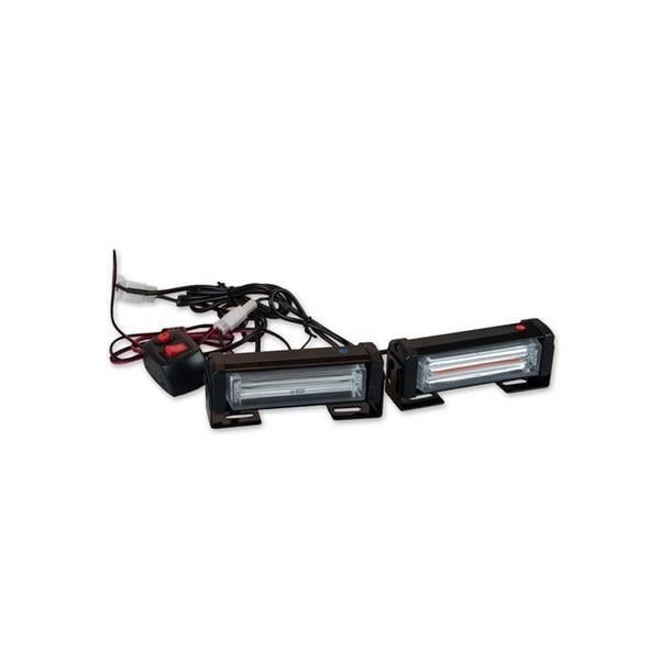 12V ÇAKAR LAMBA (6 FONKSİYONLU) ( COB LED) KIRMIZI/MAVİ (2 AD) (165 MM)