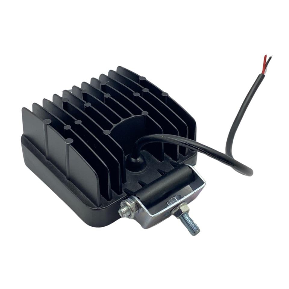9V-60V ÇALIŞMA LAMBASI KARE (16 LEDLİ) (109*109*59 MM) KALIN TİP
