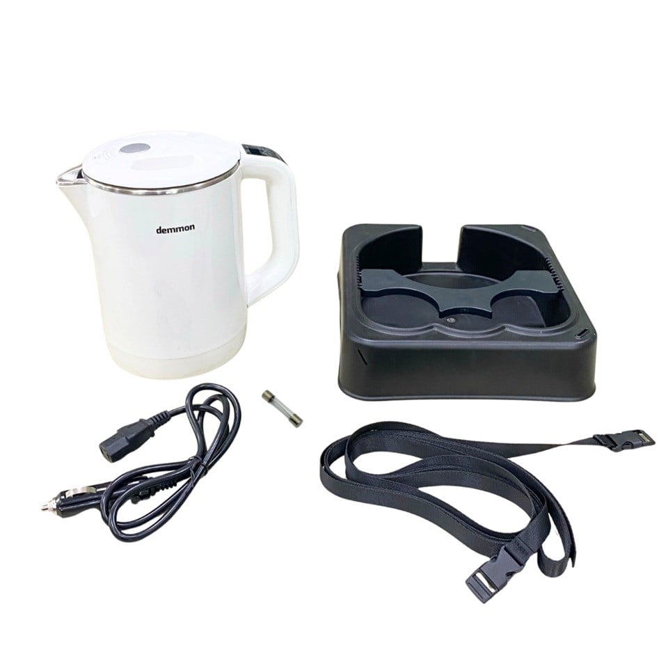12V-24V SU ISITICI (KETTLE) (TERMOSTATLI) (ÇAY-KAHVE MAKİNASI) (ÇAKMAK FİŞLİ) 1 LT