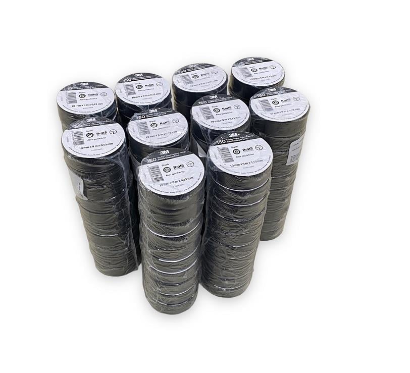 3M İZOLE BANT 18 MM SİYAH (POLONYA) (100 ADET)