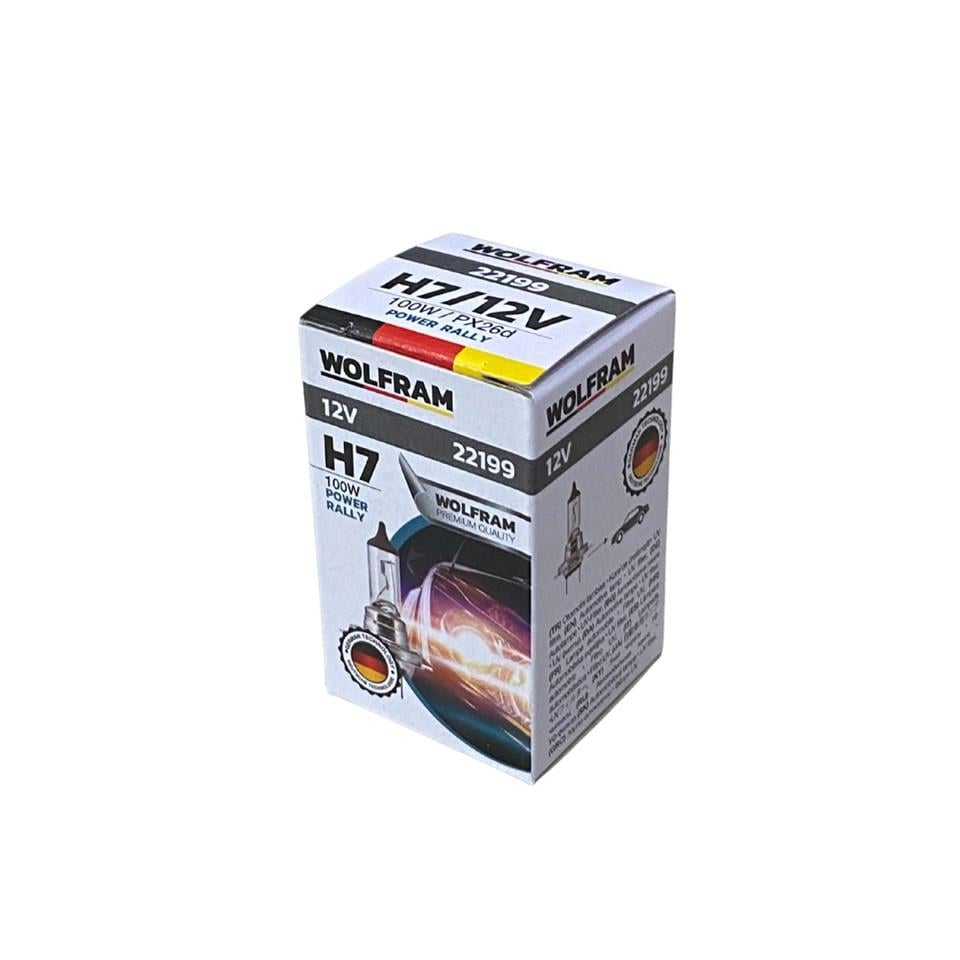 WOLFRAM 12V H7 AMPUL 100W GERMANY