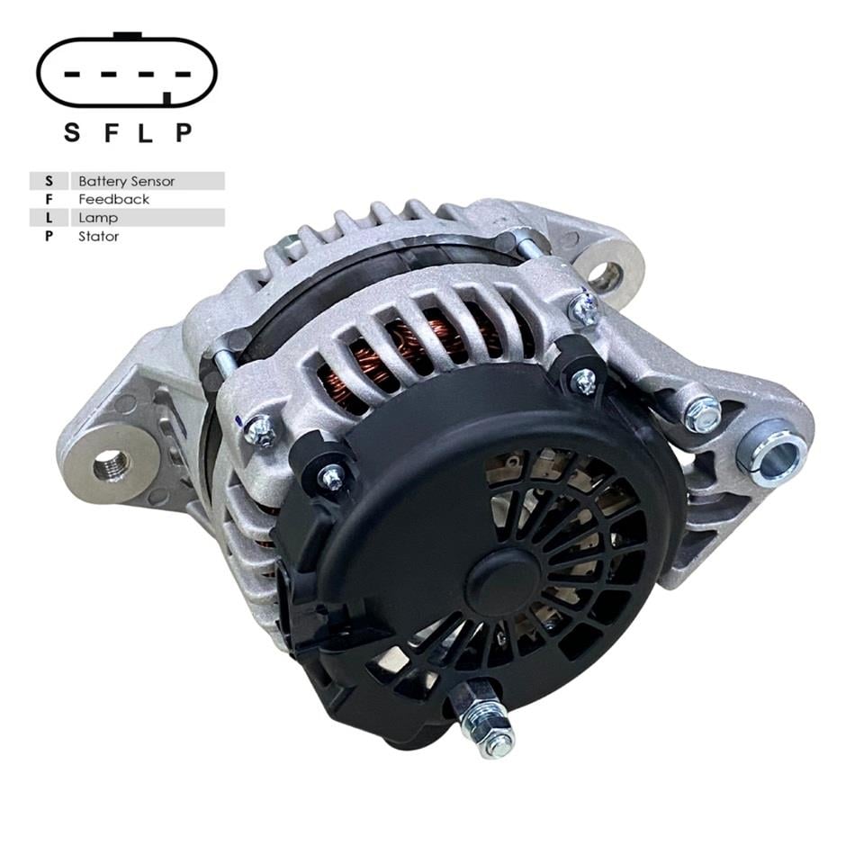 24V ALTERNATÖR DİNAMO DELCO TİPİ  70 A (SOKETLİ 4 FİŞ) 24SI CUMMINS MOTOR