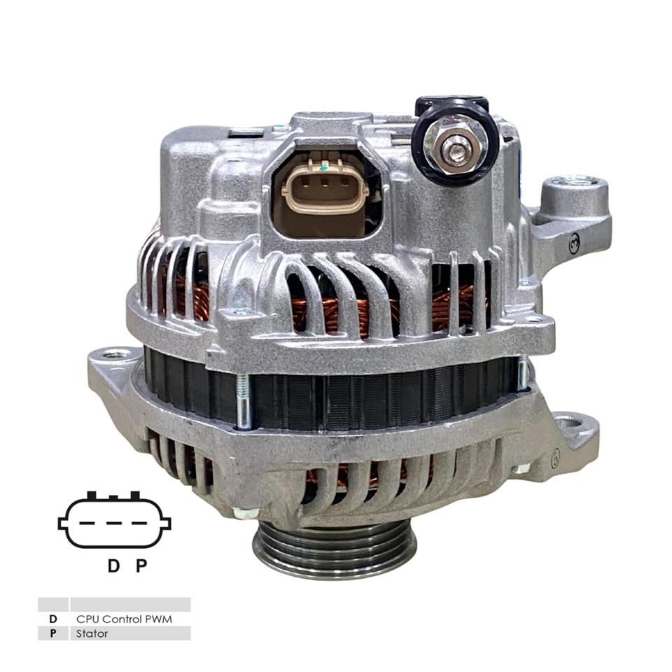 12V ALTERNATÖR DİNAMO MITSUBISHI TİPİ 90 A (D P) MAZDA 2/3-NISSAN NAVARA/SKYSTAR