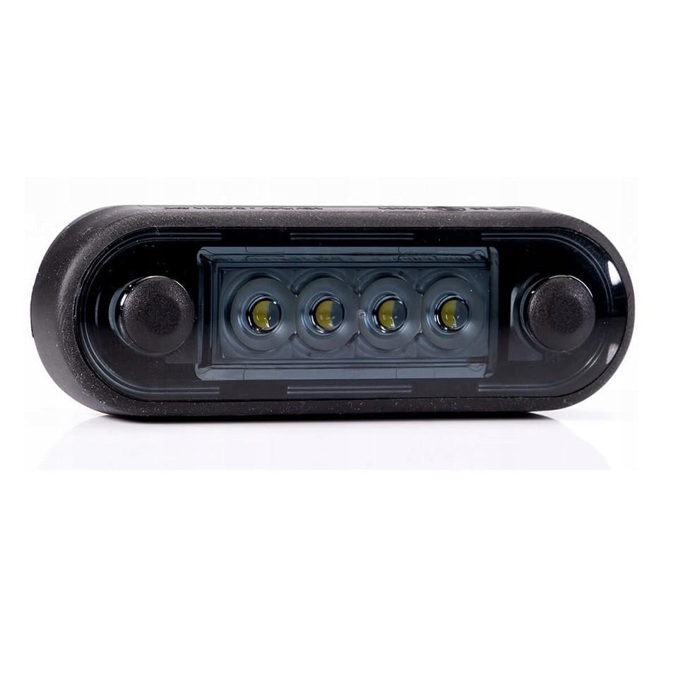 FRISTOM 12V-36V PARMAK LAMBA 4-LEDLİ KABLOLU KOYU BEYAZ (85*28 MM) E9