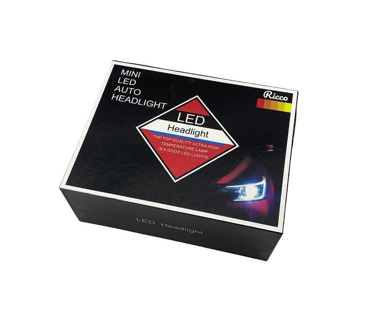 12V-24V HB3 9005 XENON LED FAR AMPUL SETİ 10.000K 8000 LÜMEN COB LED (BUZ MAVİ)