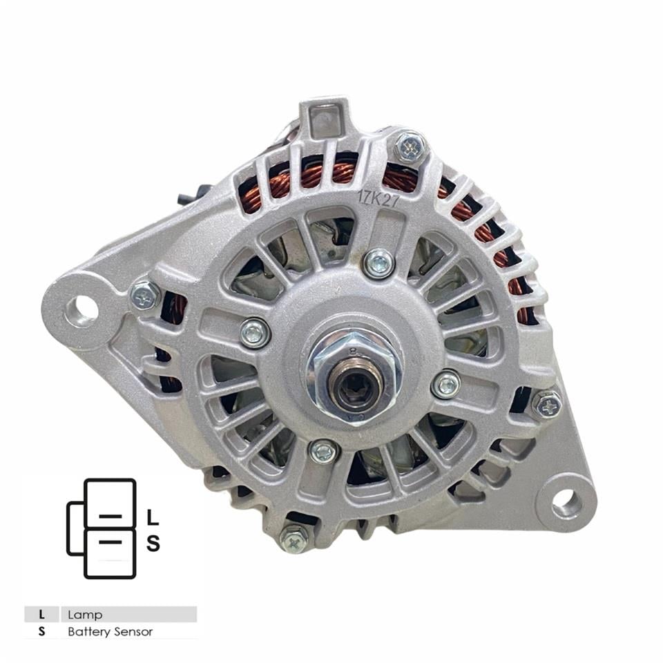 12V ALTERNATÖR DİNAMO VAKUMLU MITSUBISHI TİPİ 110 A HYUNDAI H1/KIA SORENTO 2.5 CRDI 2002-2006