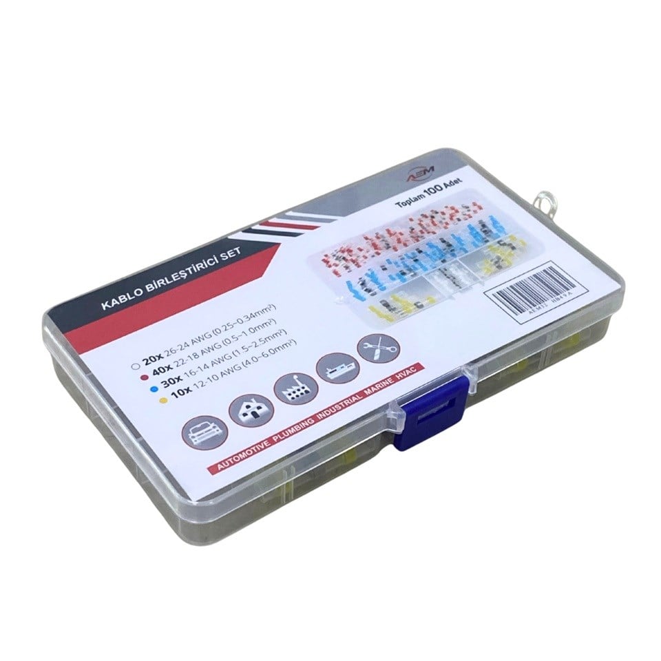 KABLO BİRLEŞTİRİCİ SET (100 PARÇA)