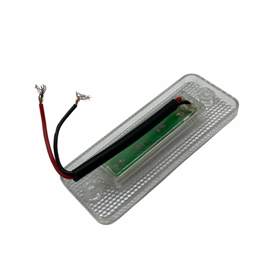 12V-24V  KAŞ TEPE LAMBA CAMI (LEDLİ) (ŞEFFAF-MAVİ) MAN-MERCEDES